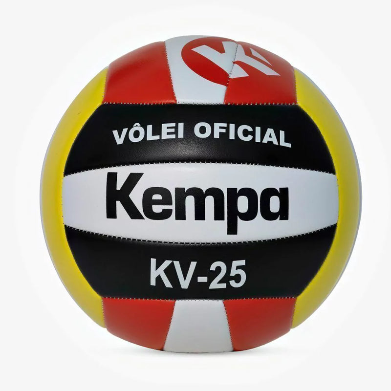 Bola de Vôlei Kempa KV-25 - Preto/Vermelho/Amarelo